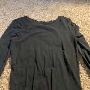 plain black long sleeve